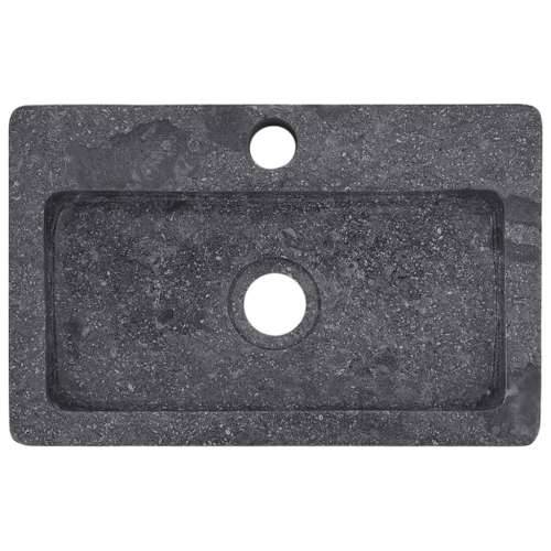 Zidni Lavabo - Umivaonik sivi 38 x 24 x 6,5 cm mramorni - Siva Cijena