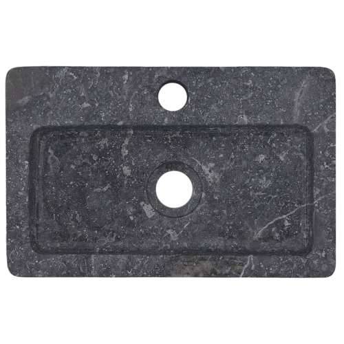 Zidni Lavabo - Umivaonik sivi 38 x 24 x 6,5 cm mramorni - Siva Cijena