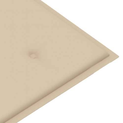 Sklopiva vrtna klupa s jastukom 118 cm od bambusa - Bež 120 x 50 x 4 cm 1 2 Cijena