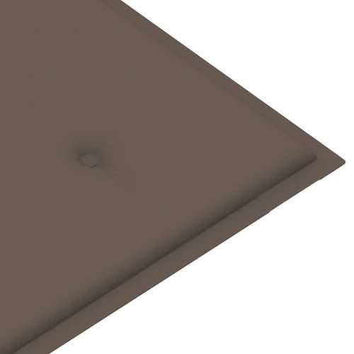 Sklopiva vrtna klupa s jastukom 118 cm od bambusa Sivo-smeđa 120 x 50 x 4 cm 1 2 Cijena