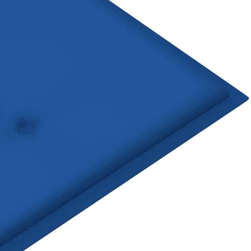 Sklopiva vrtna klupa s jastukom 118 cm od bambusa - Kraljevski plava 120 x 50 x 4 cm 1 2 Cijena