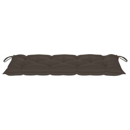 Sklopiva vrtna klupa s jastukom 118 cm od bambusa - Sivo-smeđa 120 x 50 x 7 cm 1 Cijena