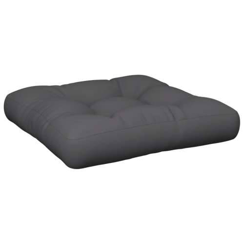 Jastuk za palete 60 x 60 x 12 cm sivi od tkanine Cijena