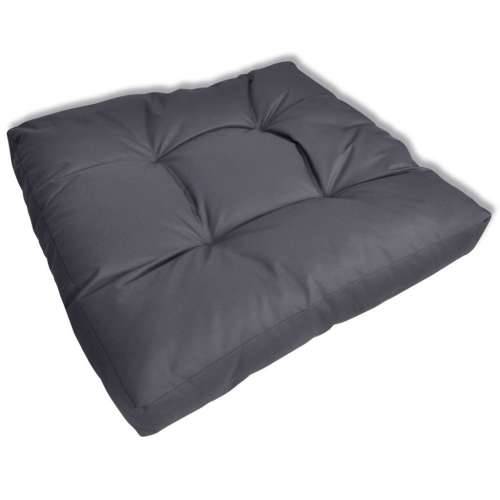 Jastuk za sjedalo presvučeni 60 x 60 x 10 cm sivi Cijena