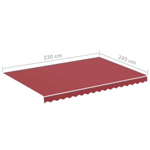 Platno za tendu - Zamjenska tkanina za tendu bordo 3,5 x 2,5 m - bordo 350 x 250 cm 1 Cijena