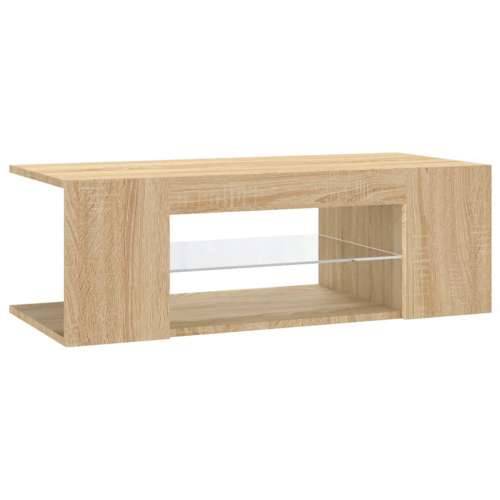 TV ormarić s LED svjetlima boja hrasta sonome 90 x 39 x 30 cm - sonoma hrast 1 Cijena