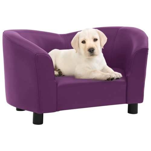 Sofa za pse bordo 67 x 41 x 39 cm od umjetne kože Cijena
