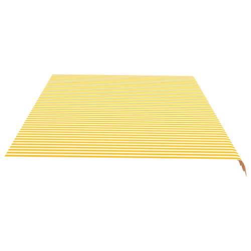 Zamjenska tkanina za tendu žuto-bijela 6 x 3,5 m Cijena
