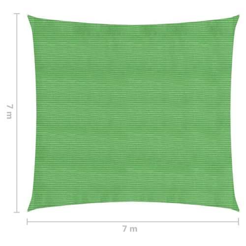 Jedro za zaštitu od sunca 160 g/m² svjetlozeleno 7 x 7 HDPE - Svijetlo zelena 7 x 7 m 1 Cijena