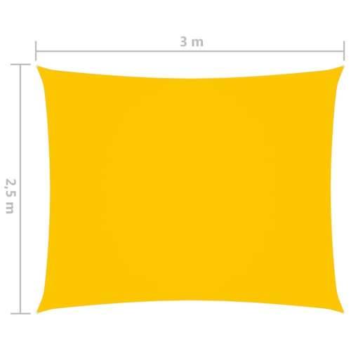 Jedro za zaštitu od sunca od tkanine Oxford pravokutno 2,5 x 3 m žuto - Žuta 2.5 x 3 m 1 Cijena