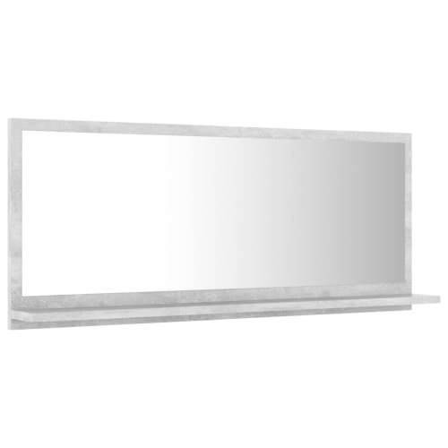 Kupaonsko ogledalo boja betona 90x10,5x37 cm konstruirano drvo - Beton siva 90 x 10.5 x 37 cm 1 Cijena