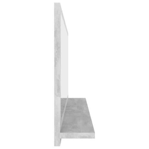Kupaonsko ogledalo boja betona 90x10,5x37 cm konstruirano drvo - Beton siva 90 x 10.5 x 37 cm 1 Cijena