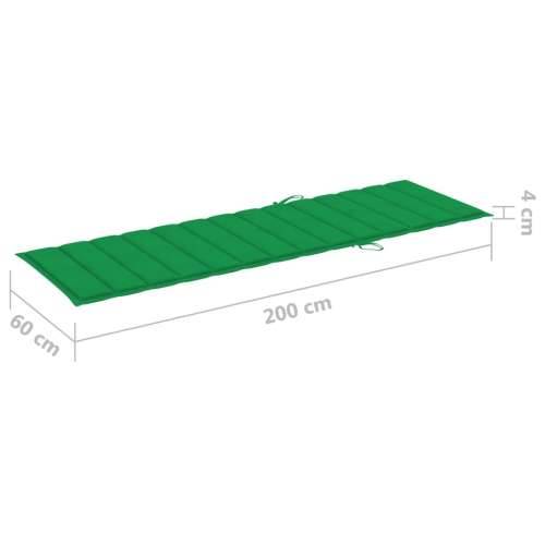 Vrtna ležaljka za 2 osobe s jastucima masivno bagremovo drvo - Zelena 200 x 123 x 85 cm 1 Cijena