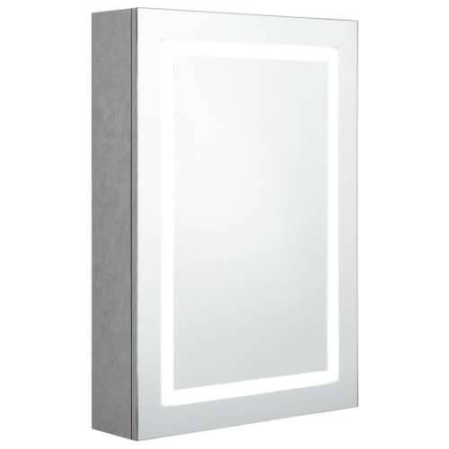 LED kupaonski ormarić s ogledalom boja betona 50 x 14 x 60 cm Beton siva 1 Cijena