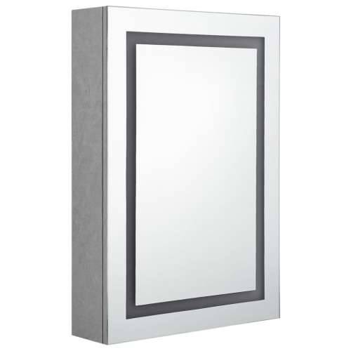 LED kupaonski ormarić s ogledalom boja betona 50 x 14 x 60 cm Beton siva 1 Cijena