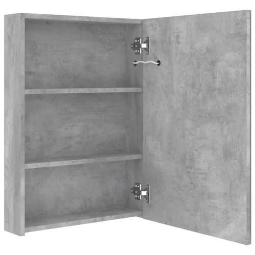 LED kupaonski ormarić s ogledalom boja betona 50 x 14 x 60 cm Beton siva 1 Cijena
