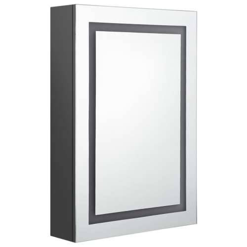 LED kupaonski ormarić s ogledalom sivi 50 x 13 x 70 cm - Siva 1 Cijena