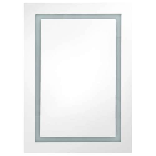 LED kupaonski ormarić s ogledalom boja hrasta 50 x 13 x 70 cm - Boja hrasta 1 Cijena