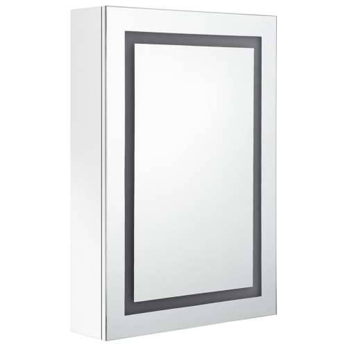 LED kupaonski ormarić s ogledalom sjajni bijeli 50 x 13 x 70 cm Cijena