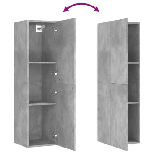 TV ormarić boja betona 30,5 x 30 x 110 cm od konstruiranog drva - Beton siva 1 110 cm Cijena