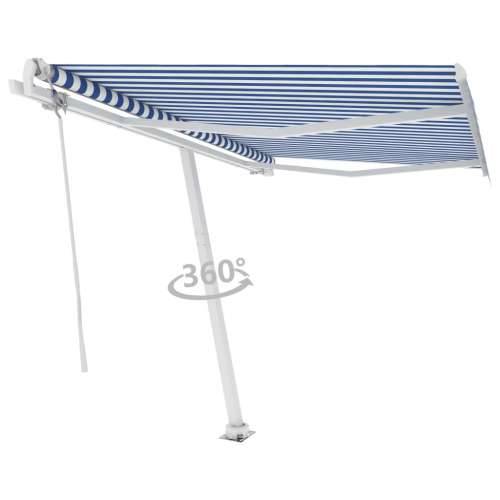 Samostojeća automatska tenda 300 x 250 cm plavo-bijela - Plava i bijela 300 x 250 cm 1 Cijena