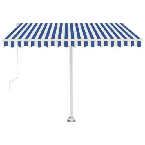 Samostojeća automatska tenda 300 x 250 cm plavo-bijela - Plava i bijela 300 x 250 cm 1 Cijena