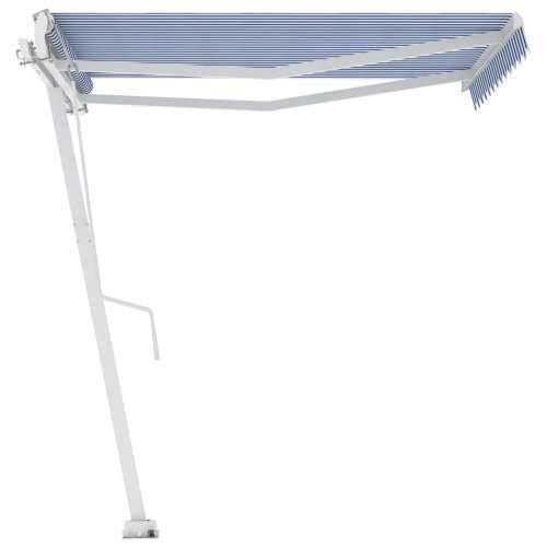 Samostojeća automatska tenda 300 x 250 cm plavo-bijela - Plava i bijela 300 x 250 cm 1 Cijena