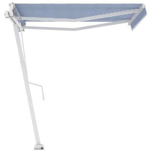 Samostojeća automatska tenda 350x250 cm plavo-bijela Cijena