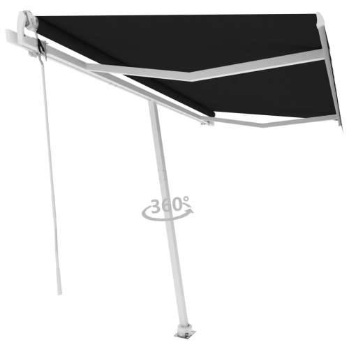 Samostojeća automatska tenda 450 x 300 cm antracit Cijena