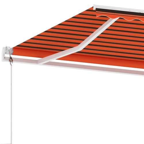 Samostojeća automatska tenda 450 x 300 cm narančasto-smeđa - Šareni 450 x 300 cm 1 Cijena