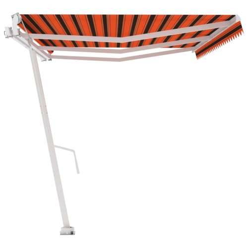Samostojeća automatska tenda 600 x 300 cm narančasto-smeđa Cijena