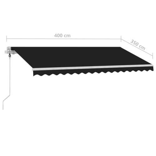 Samostojeća automatska tenda 400 x 350 cm antracit - Antracit 400 x 350 cm 1 Cijena