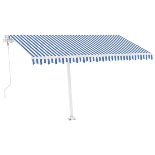 Samostojeća automatska tenda 405 x 350 cm plavo-bijela - Plava i bijela 450 x 350 cm 1 Cijena