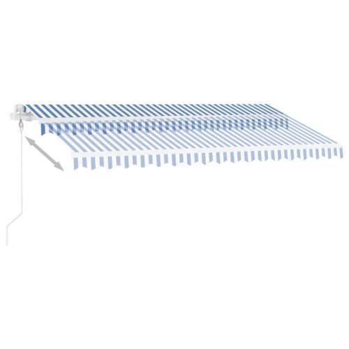 Samostojeća automatska tenda 405 x 350 cm plavo-bijela - Plava i bijela 450 x 350 cm 1 Cijena