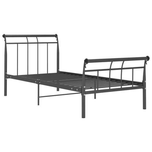 Okvir za krevet crni metalni 100 x 200 cm - Crna 100 x 200 cm Cijena