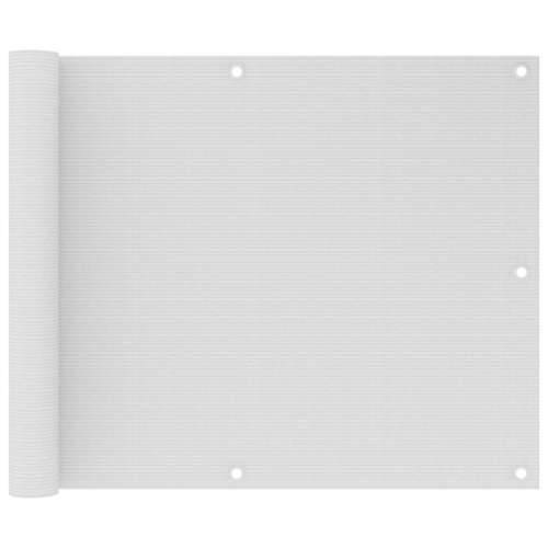 Balkonski zastor bijeli 75 x 500 cm HDPE Cijena