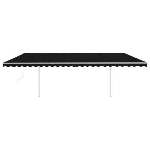 Automatska tenda sa senzorom za vjetar LED 6 x 3 m antracit - Antracit 6 x 3 m 1 Cijena