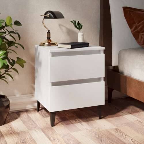 Noćni ormarići 2 kom bijeli 40 x 35 x 50 cm konstruirano drvo - Bijela 2 Cijena