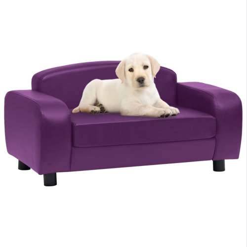 Sofa za pse bordo 80 x 50 x 40 cm od umjetne kože Cijena