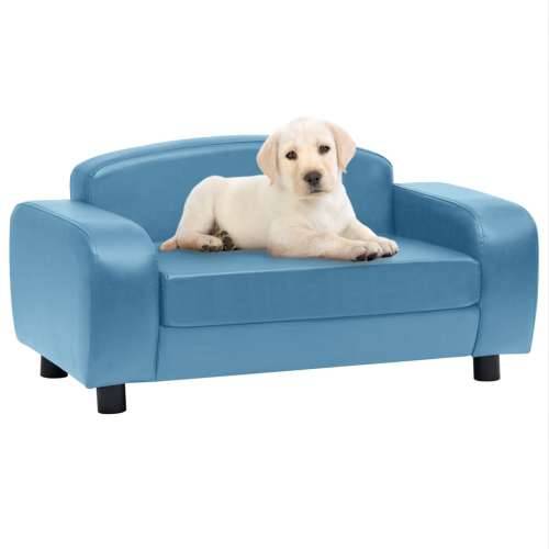 Sofa za pse tirkizna 80 x 50 x 40 cm od umjetne kože Cijena