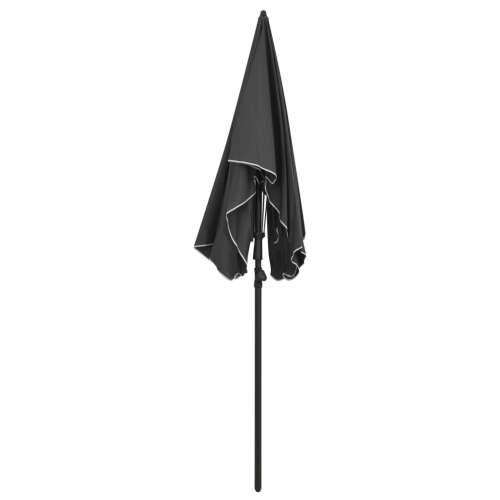 Vrtni suncobran sa stupom 200 x 130 cm antracit - Antracit 1 Cijena