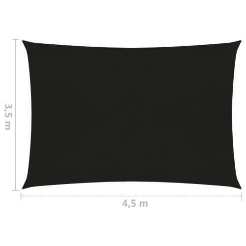 Jedro za zaštitu od sunca 160 g/m² crno 3,5 x 4,5 m HDPE Cijena