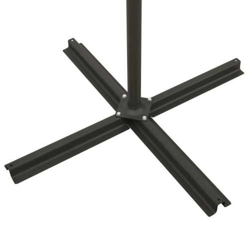 Konzolni vrtni suncobran sa stupom LED 300 cm boja pijeska - Pijesak 1 Cijena