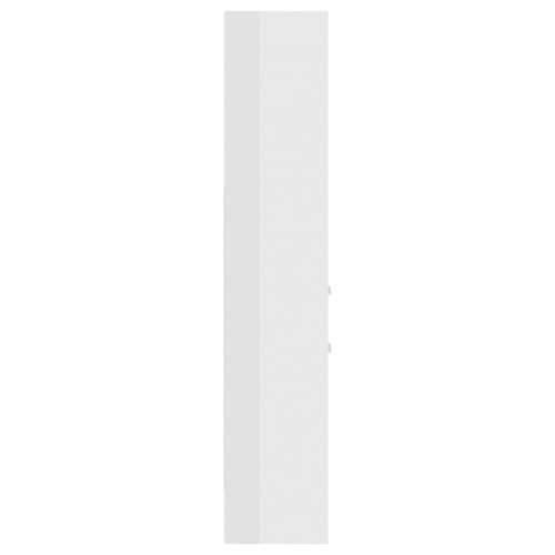 Ormarić za knjige sjajni bijeli 40x35x180 cm konstruirano drvo - Visoko sjajno bijela 1 Cijena