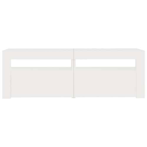 TV ormarić s LED svjetlima bijeli 120 x 35 x 40 cm - Bijela 1 Cijena
