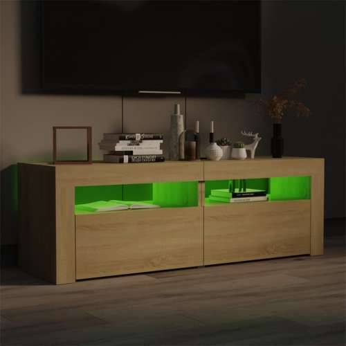 TV ormarić s LED svjetlima boja hrasta sonome 120 x 35 x 40 cm - sonoma hrast 1 Cijena