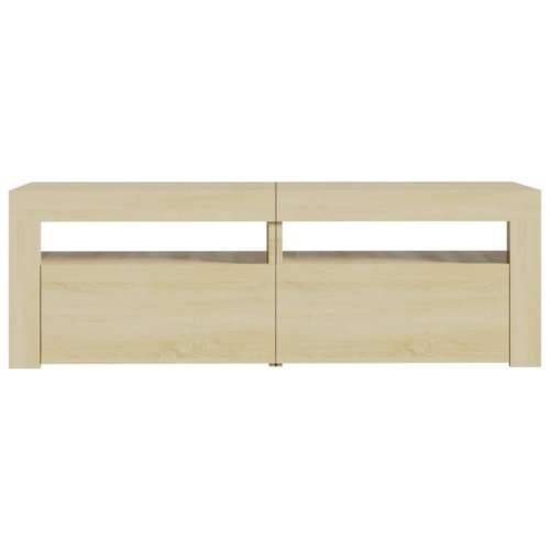 TV ormarić s LED svjetlima boja hrasta sonome 120 x 35 x 40 cm - sonoma hrast 1 Cijena