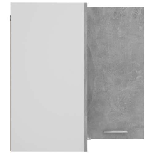 Viseći kutni ormarić “Lyon” boja betona 57x57x60 cm - Beton siva 1 1 x viseći kutni ormarić 57 cm Cijena