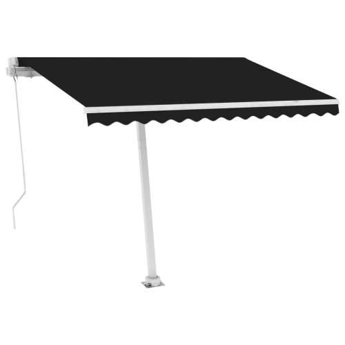 Tenda na ručno uvlačenje s LED svjetlima 300 x 250 cm antracit - Antracit 300 x 250 cm 1 Cijena
