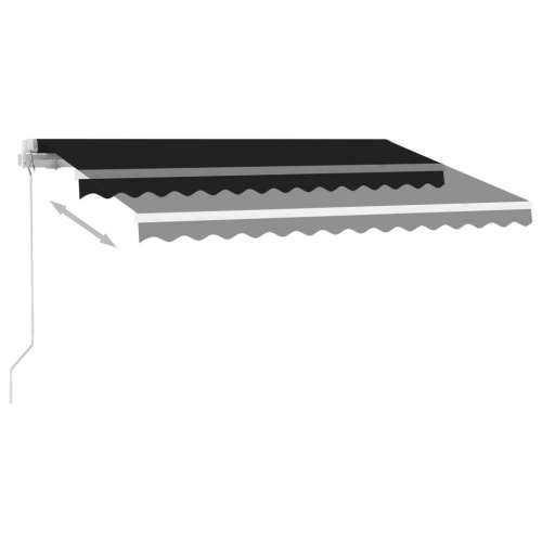 Tenda na ručno uvlačenje s LED svjetlima 300 x 250 cm antracit - Antracit 300 x 250 cm 1 Cijena